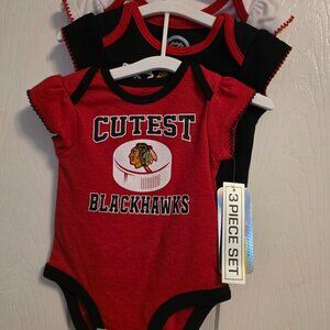 New-Born Girls BlackHawk body suits.